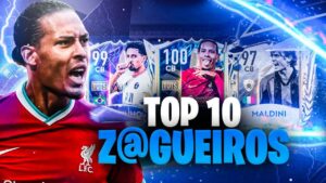 DELICIA! 🔥 TOP 10 ZAGUEIROS DO FIFA MOBILE 2022 😱