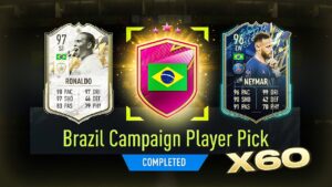 FIFA 22 60 x Guaranteed Brazil Campaign Player Pick Packs!