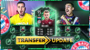 FIFA 22: BAYERNS NEUE NUMMER 9 😱 DE LIGT TRANSFER SQUAD BUILDER BATTLE 🔥🔥