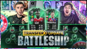 FIFA 22: LEWANDOWSI vs MANE TRANSFER BATTLESHIP WAGER 😱😱