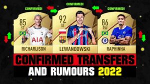 FIFA 22 | NEW CONFIRMED TRANSFERS & RUMOURS! 🤪🔥 ft. Lewandowski, Richarlison, Raphinha... etc
