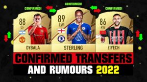 FIFA 22 | NEW CONFIRMED TRANSFERS & RUMOURS! 🤪🔥 ft. Sterling, Dybala, Ziyech... etc