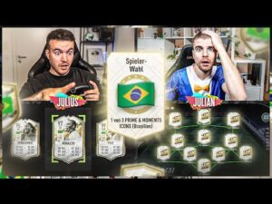 FIFA 22: RANDOM BRASILIEN ICON PLAYER PICK SQUAD BUILDER BATTLE 🤩🔥