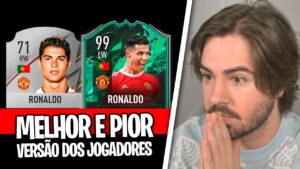 MELHOR VS PIOR VERSÃO DE CADA JOGADOR NA HISTORIA DO FIFA!!!