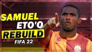 SAMUEL ETO'O KARİYERİNE YENİDEN BAŞLIYOR! // FIFA 22 OYUNCU REBUILD KARİYER MODU