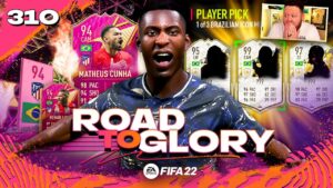 So...I opened the *BRAZILIAN ICON MOMENTS PLAYER PICK* and got...!! FIFA 22 Road to Glory #310