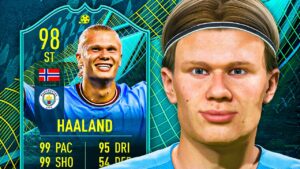 4⭐5⭐ UPGRADE! 😲 98 Moments Haaland Player Review - FIFA 22 Ultimate Team