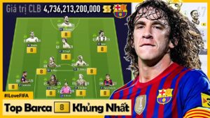 4800 Tỷ Cực Khủng Với SIÊU ĐỘI HÌNH Barcelona +8 Đẹp Vô Cùng: RIVALDO, CRUYFF, KLUIVERT, DECO MC +8