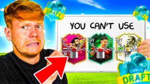 5 Minute FUT Draft BUT if @ItsJames uses these players... FIFA 22