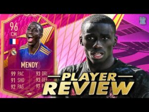 5⭐/5⭐+ FINESSE SHOT TRAIT?!😱 96 FUTTIES MENDY PLAYER REVIEW! FIFA 22 Ultimate Team