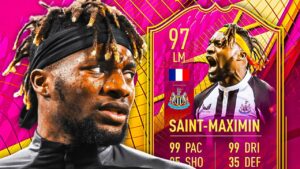 5⭐5⭐ SAINT-MAX 🤩 97 Futties Saint-Maximin Player Review - FIFA 22 Ultimate Team