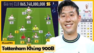 900 Tỷ Siêu Khủng Với Team Color TOTTENHAM Mạnh Hàng Đầu Trong FO4 Với Song Sát SON, KANE 22TS +5