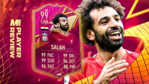 99 FUTTIES SALAH PLAYER REVIEW | FIFA 22 Ultimate Team