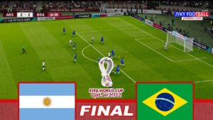 Argentina vs Brazil Final - FIFA World Cup 2022 Qatar - Full Match HD Jyky Football - PES Gameplay