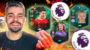 COMPREI O MELHOR TIME DA PREMIER LEAGUE no ULTIMATE TEAM! FIFA 22