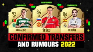 FIFA 22 | NEW CONFIRMED TRANSFERS & RUMOURS! 🤪🔥 ft. Ronaldo, Sesko, Fabian... etc