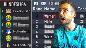FIFA 22 PROGNOSTIZIERT DIE BUNDESLIGA SAISON 22/23 !!! 🔮 (extrem dumm 😂)