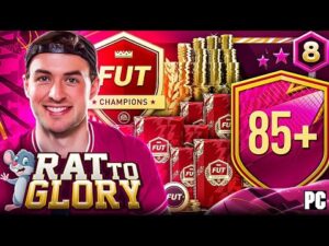 FUT CHAMPS REWARDS!! RISKING A BATCH 3 85+ x 10! 🐀 PC RAT TO GLORY S4 #8! FIFA 22 Ultimate Team