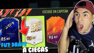 FUT DRAFT a CIEGAS pero SOLO SOLO PUEDO VER el RITMO 😱 *FIFA 22*