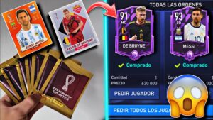 HAGO un EQUIPO Con Los JUGADORES Que Me SALGAN En Los SOBRES QATAR 2022!!! Fifa Mobile 22