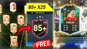 How to get 25 x FREE 85+ Rated Players in FIFA 22 Ultimate Team