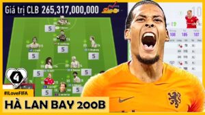 I Love Cầm 200 Tỷ Xây Dựng Đội Hình HÀ LAN Khủng Nhất FO4: Gullit, Kluivert, Van Dijk, Rijkaard