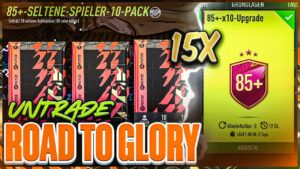 ICH ZIEHE 15!! 10x 85+ FUTTIES BATCH 3 PACKS in FIFA 22 auf der Untrade RTG