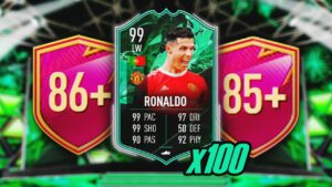 OPENING 100 85+ x10 PACKS!