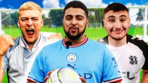 REAL LIFE FOOTBALL CHALLENGES BUT THE LOSER HAS TO GIVEAWAY FIFA 23!!!!