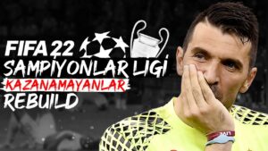 ŞAMPİYONLAR LİGİ KAZANAMAMIŞ EN İYİ KADROYLA KUPAYI KAZANDIM!! // FIFA 22 REBUILD KARİYER MODU