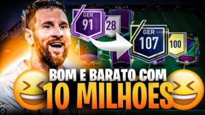 TENSO! 😱 DÁ PRA MONTAR UM TIME TOP C/ APENAS 10 MILHÕES? 🔥 - FIFA MOBILE 2022