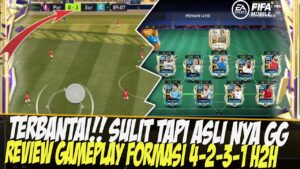 TERBANTAI!! GAMEPLAY FORMASI 4-2-3-1 DI H2H RIVAL DIVISI FIFA 2022 MOBILE | FIFA MOBILE 22 INDONESIA