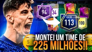 TOP! 🔥 MONTEI UM TIMAÇO C/ 225 MILHÕES PRO INSCRITO 🤑 | FICOU BOM? - FIFA MOBILE 2022