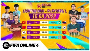 [Trực tiếp] EACC Summer 2022 - Playoffs 1 - 15.08.2022 | FIFA Online 4