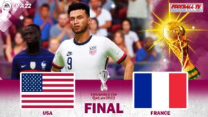 USA vs FRANCE | Final FIFA World Cup 2022 | FIFA 22 Gameplay PC