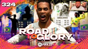 WE DID IT!! I got 95 rated ICON MOMENTS RONALDINHO!!! FIFA 22 Road to Glory #324