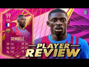 WTF?!😱 5⭐/5⭐MONSTER?!😍 99 FUTTIES DEMBELE PLAYER REVIEW SBC FIFA 22 ULTIMATE TEAM