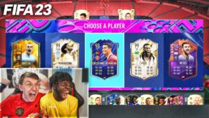198 RATED!! - FIFA 23 OTW FUT DRAFT WAGER VS SV2!