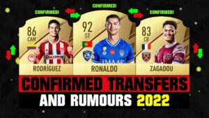 FIFA 22 | NEW CONFIRMED TRANSFERS & RUMOURS! 🤪🔥 ft. Ronaldo, James Rodriguez, Zagadou... etc