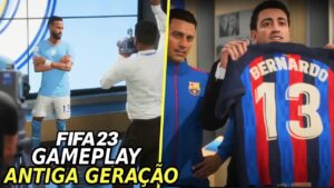 FIFA 23 DA ANTIGA GERAÇÃO (XBoxOne, PS4) GAMEPLAY DO JOGO!!