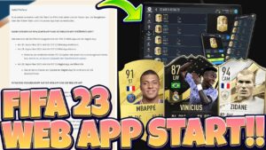 FIFA 23: EA LEAKT WEB APP RELEASE START!!🔥😍 DARUM KÖNNTE DER MARKT LEIDEN.. 💰📉| FIFA 23 WEB APP