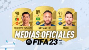 FIFA 23 MEDIAS OFICIALES CONFIRMADAS! DEP CR7, MESSI MCO GOD & NEYMAR DOWNGRADE FALSO!