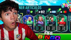 FIFA BINGO CON SOBRES DE 10x85