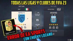 GAMEPLAY Todas las Ligas de FIFA 23 / EA SPORTS se equivoco con este jugador