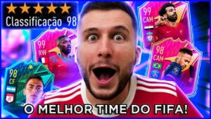 INCRÍVEL!!! MONTEI O TIME MAIS FORTE DO FIFA 22!! OVER 98! ULTIMATE TEAM