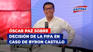 🔴🔵Óscar Paz sobre decisión de la FIFA en caso de Byron Castillo