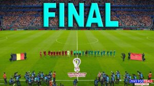 PES - Belgium vs Morocco FINAL - FIFA World Cup 2022 Qatar - Full Match All Goals eFootball Gameplay