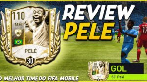 😱 REVIEW PELÉ • NO MELHOR TIME DO FIFA 22 MOBILE • TEAM FALCONHUNTER