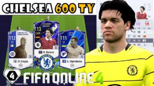 Trải Nghiệm Đội Hình / Team Color CHELSEA 600 Tỷ Cực Mạnh FO4 Với Vua Về Nhì Michael Ballack LN +5