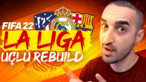 ÜÇ TAKIMI TEK VİDEODA REBUILD’LERSEK KİM KAZANIR? // FIFA 22 ÜÇLÜ REBUILD KARİYER MODU